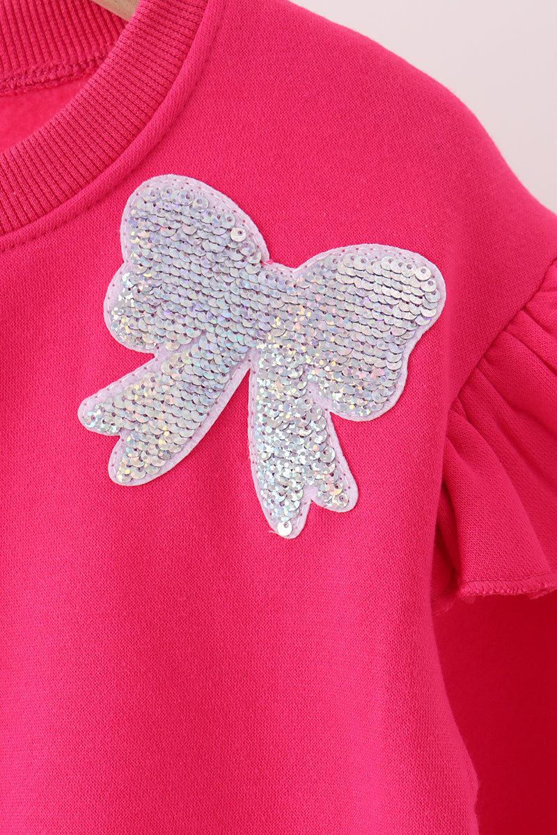 The Mommy & Me Sparkle Bow Sweatshirt