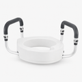 3.5” Raised Toilet Seat with Padded Support Arms – 300 lb Capacity
