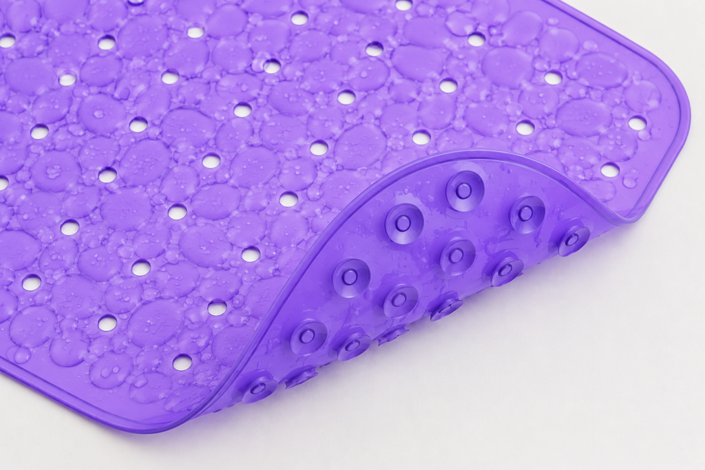 Extra-Long Non-Slip Bathtub Mat with Suction Cups