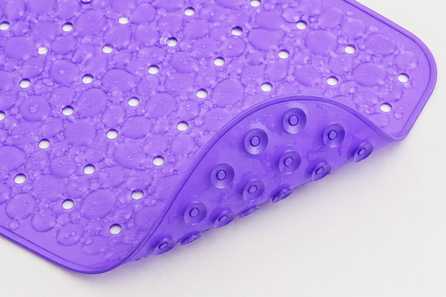 Extra-Long Non-Slip Bathtub Mat with Suction Cups