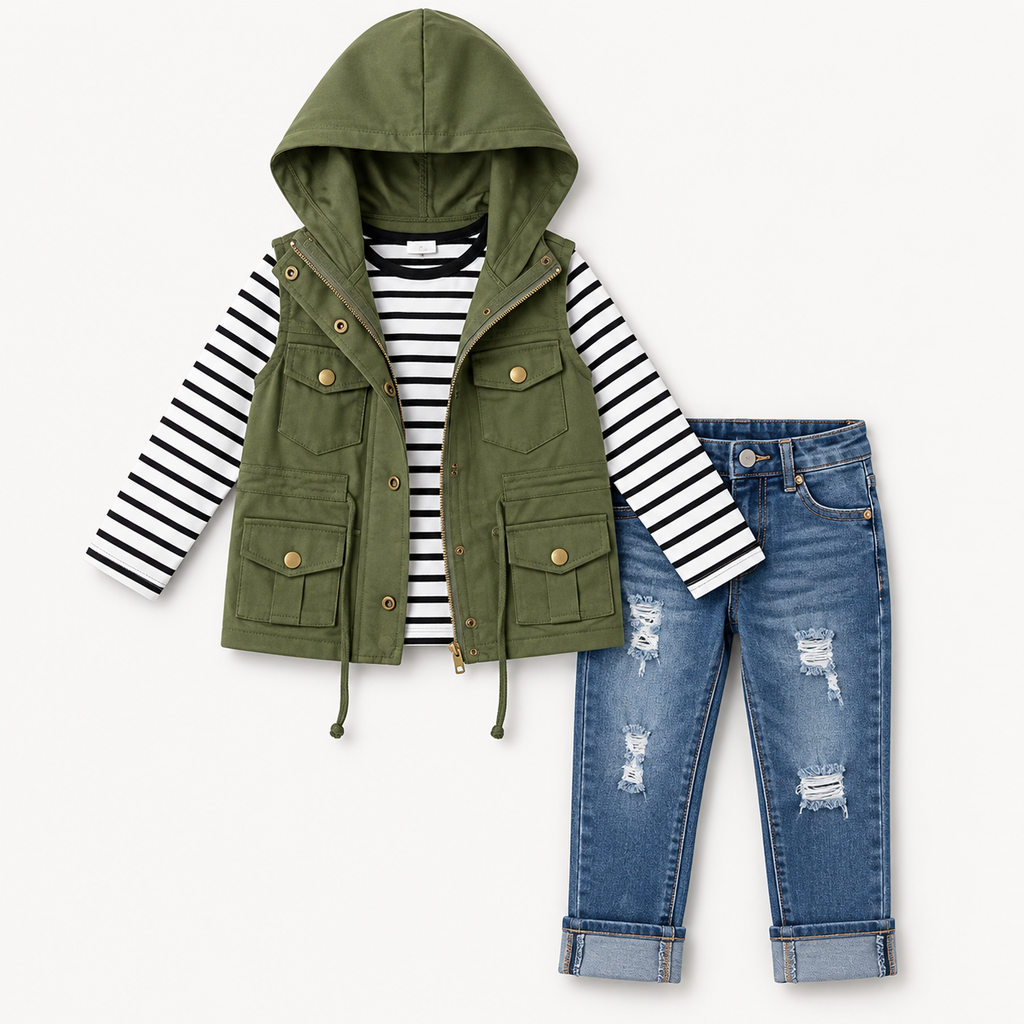The Weekend Utility Vest Set
