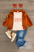 The Country Girl Fringe Jacket Set