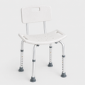 Adjustable Shower Chair with Back – 350 lb Capacity