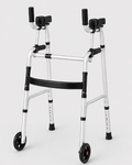 2-in-1 Folding Support Walker & Toilet Safety Frame