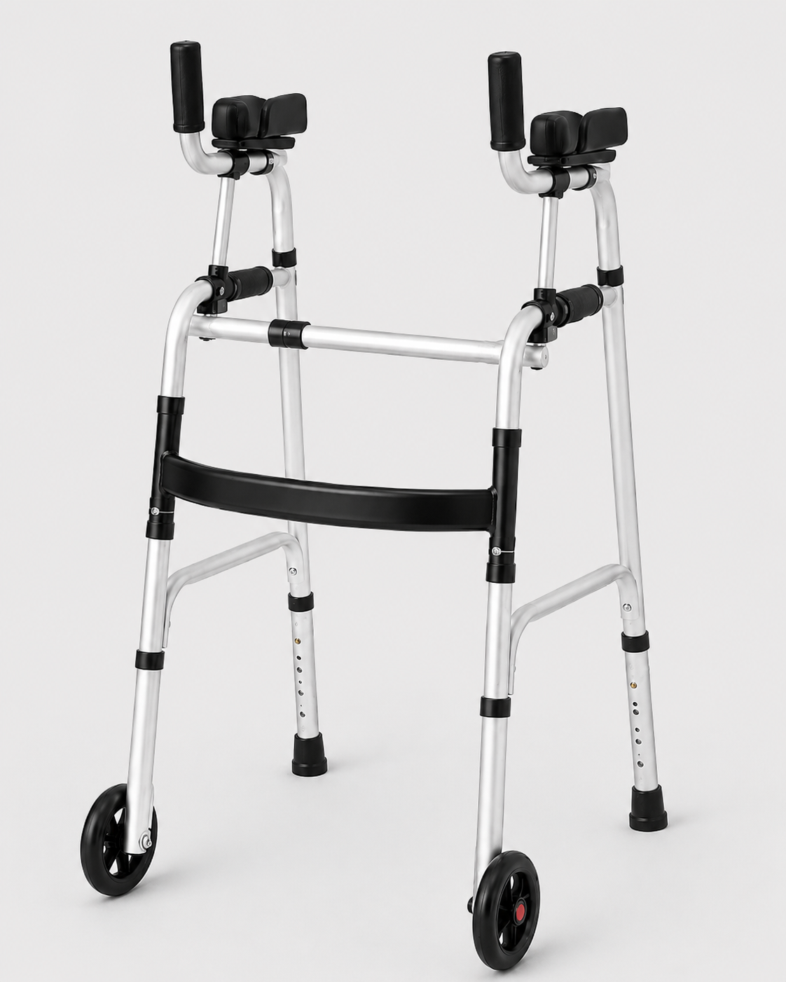 2-in-1 Folding Support Walker & Toilet Safety Frame