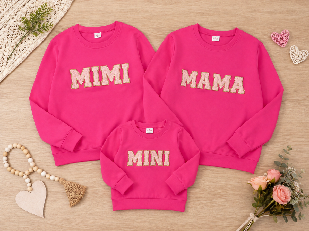 The Mama, Mimi & Mini Chenille Tops