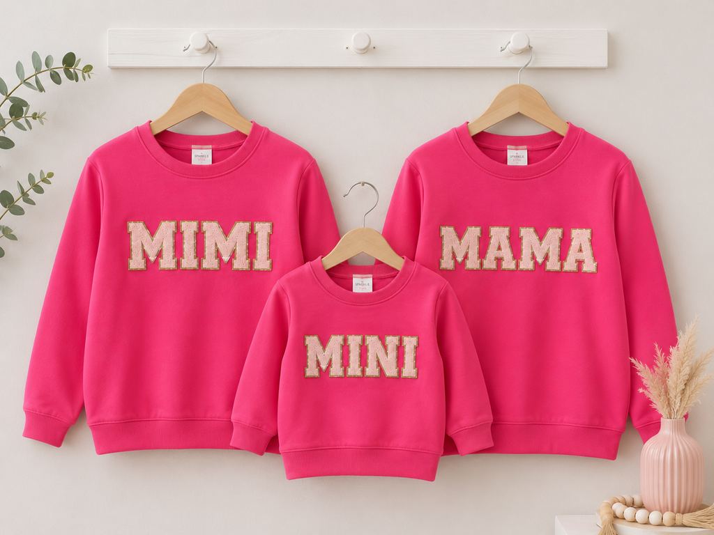 The Mama, Mimi & Mini Chenille Tops
