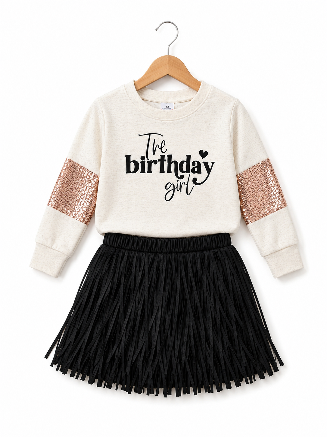 The Birthday Girl Sparkle & Fringe Set