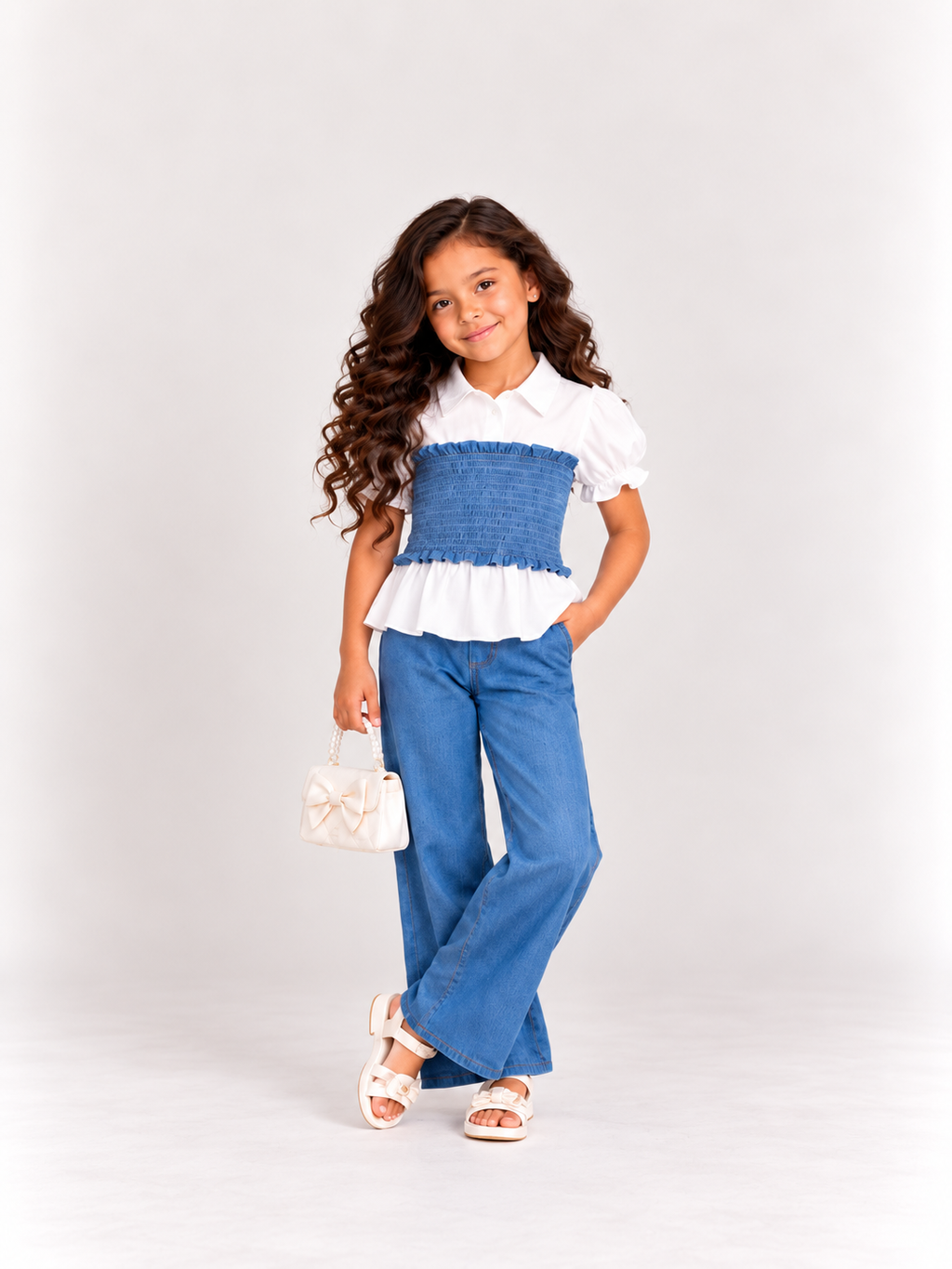 The Blue Belle Pants Set