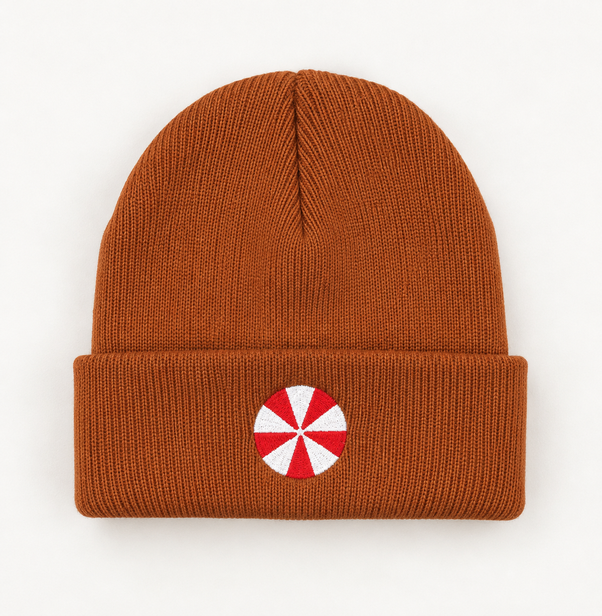 The Gingerbread Peppermint Beanie