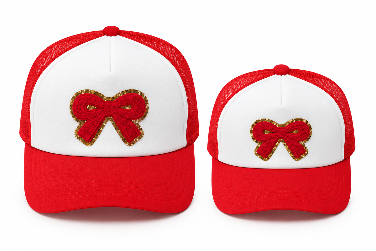 The Mom & Me Bow Trucker Hat