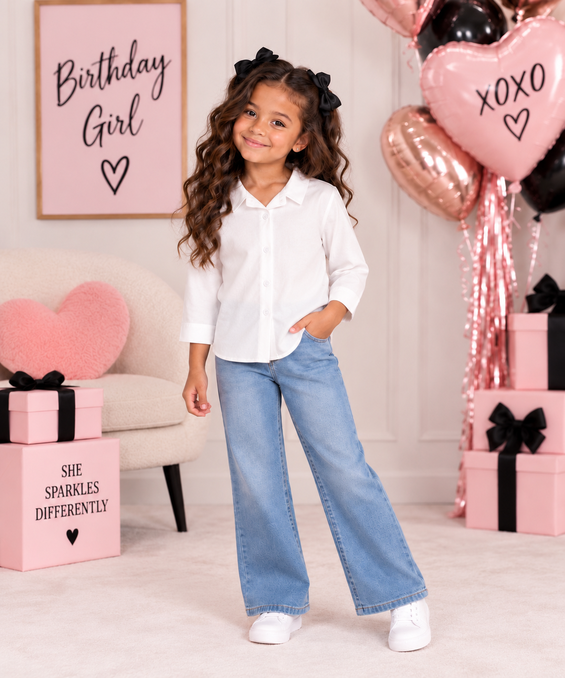 The Classic Girl Denim Set