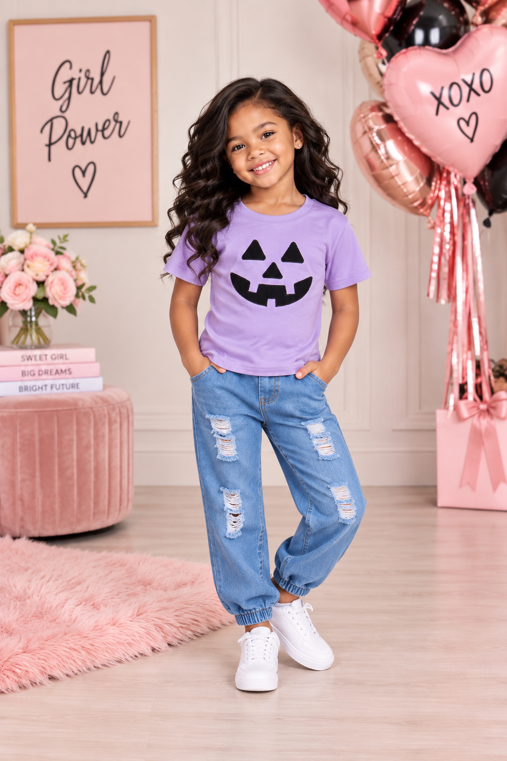 The Lilac Jack-O’-Lantern Top