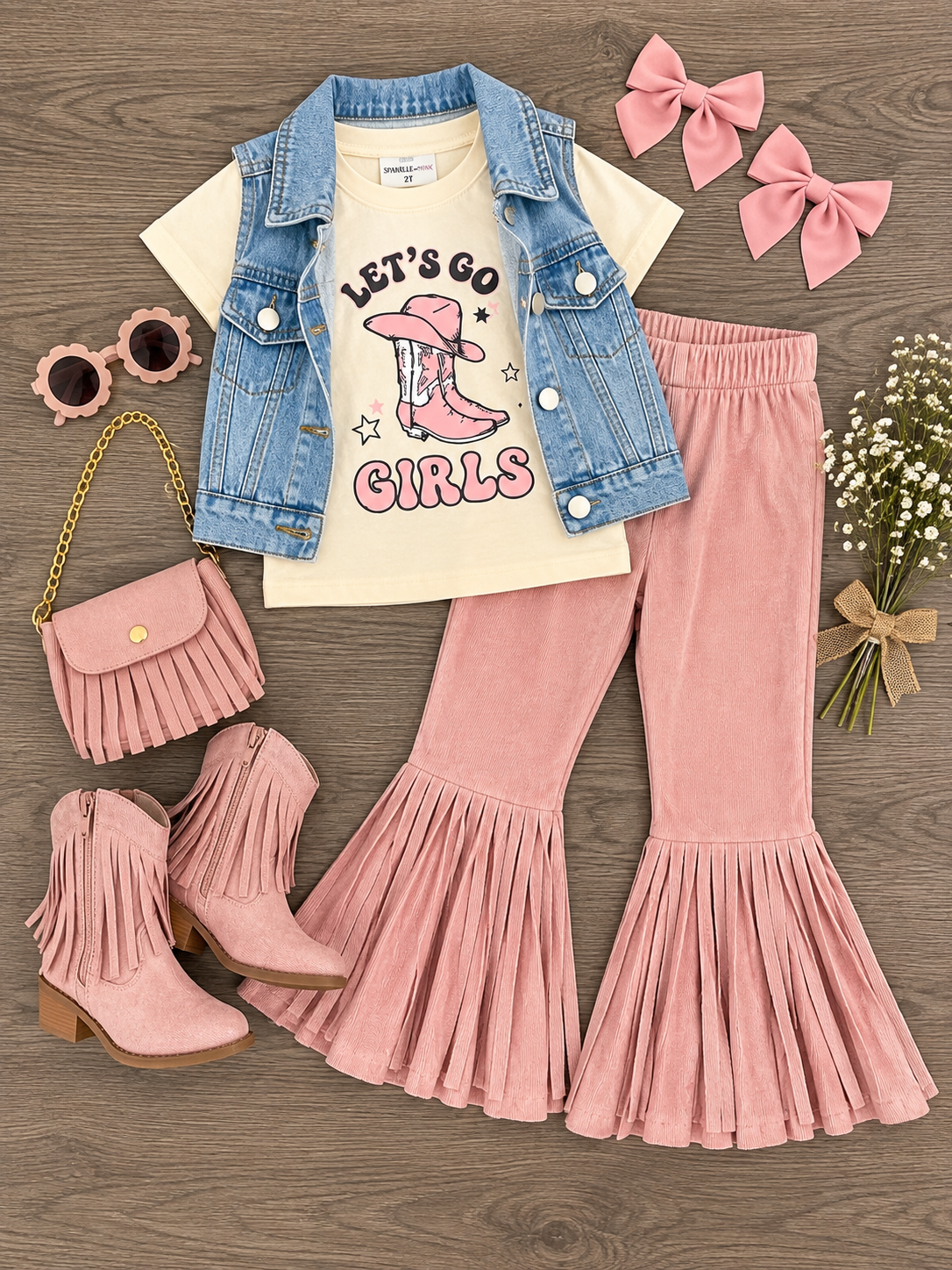 The Let’s Go Girls Fringe Set