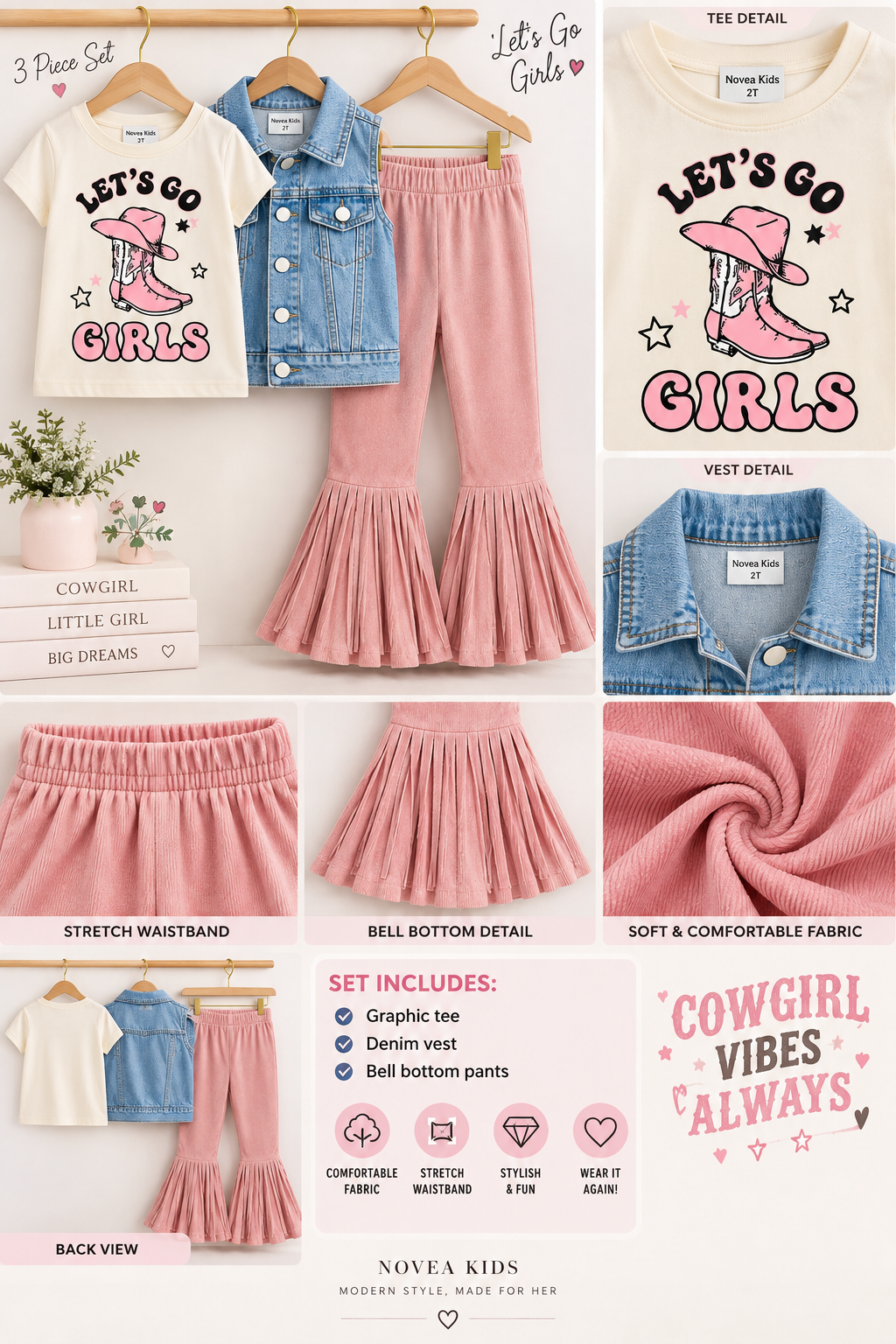 The Let’s Go Girls Fringe Set