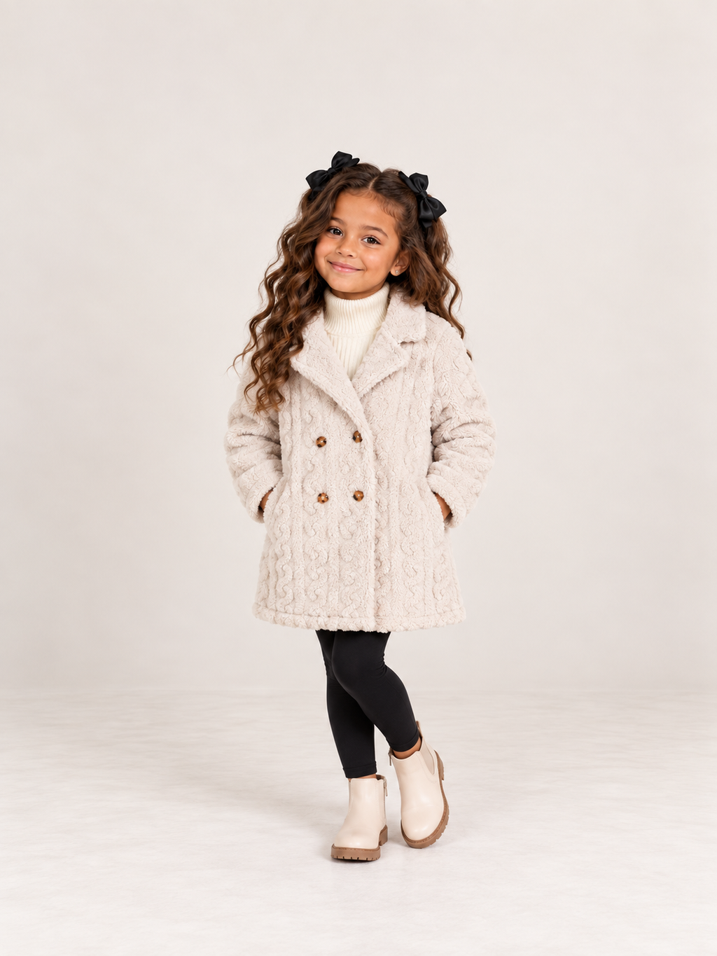 The Cozy Cable Teddy Coat