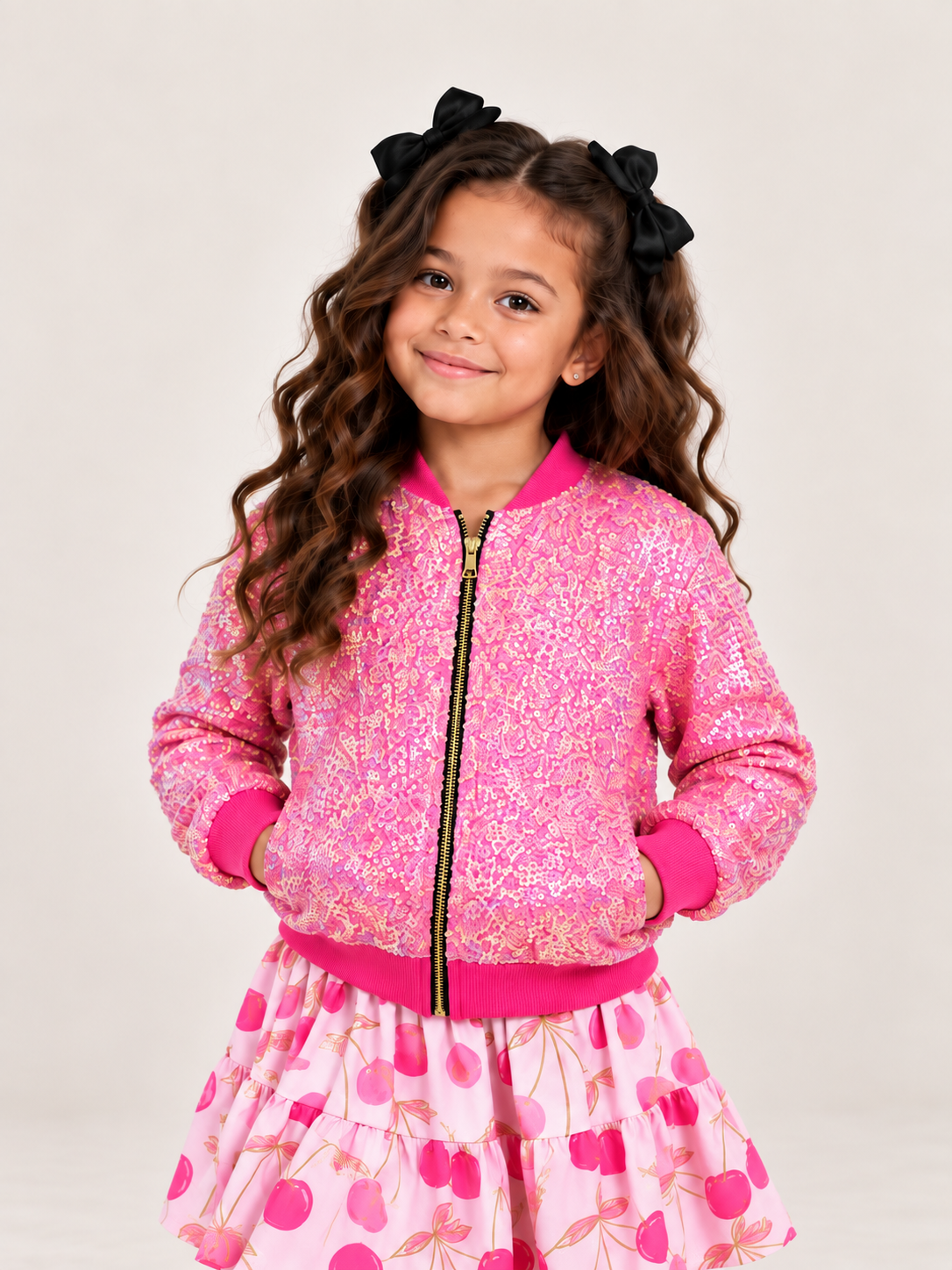 The Pink Sparkle Sequin Jacket