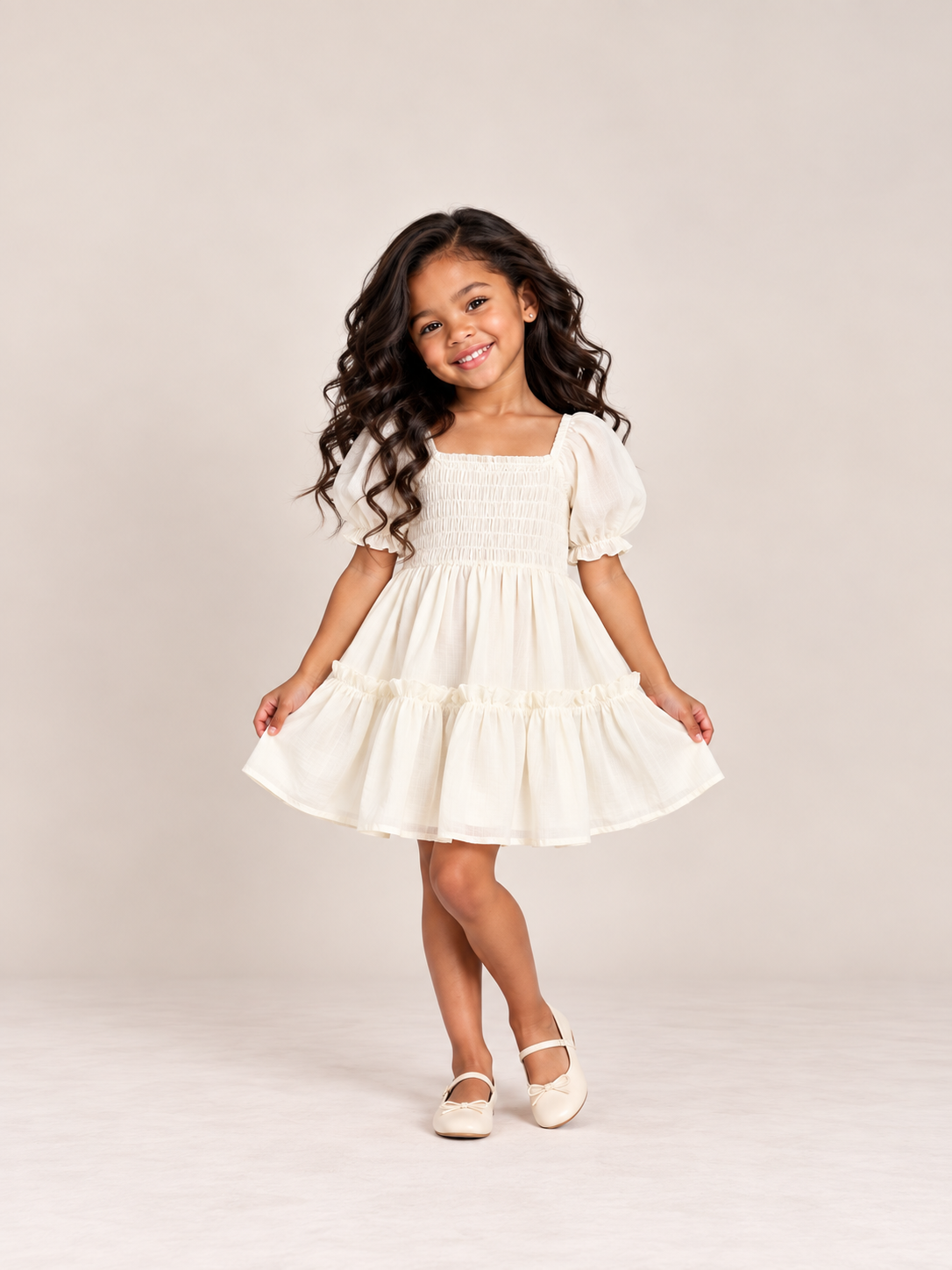 The Ivory Ruffle Daydream Dress