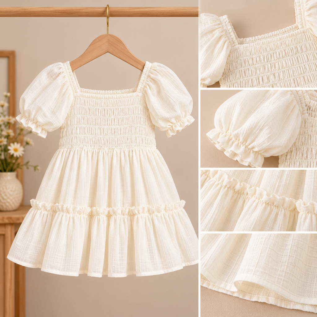 The Ivory Ruffle Daydream Dress