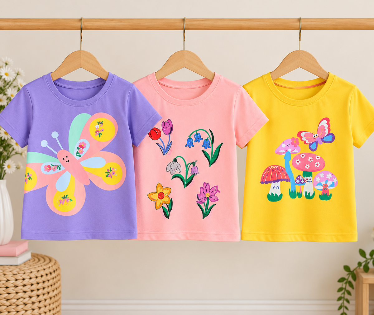 The Little Garden Graphic Tee Set — 3 Pack