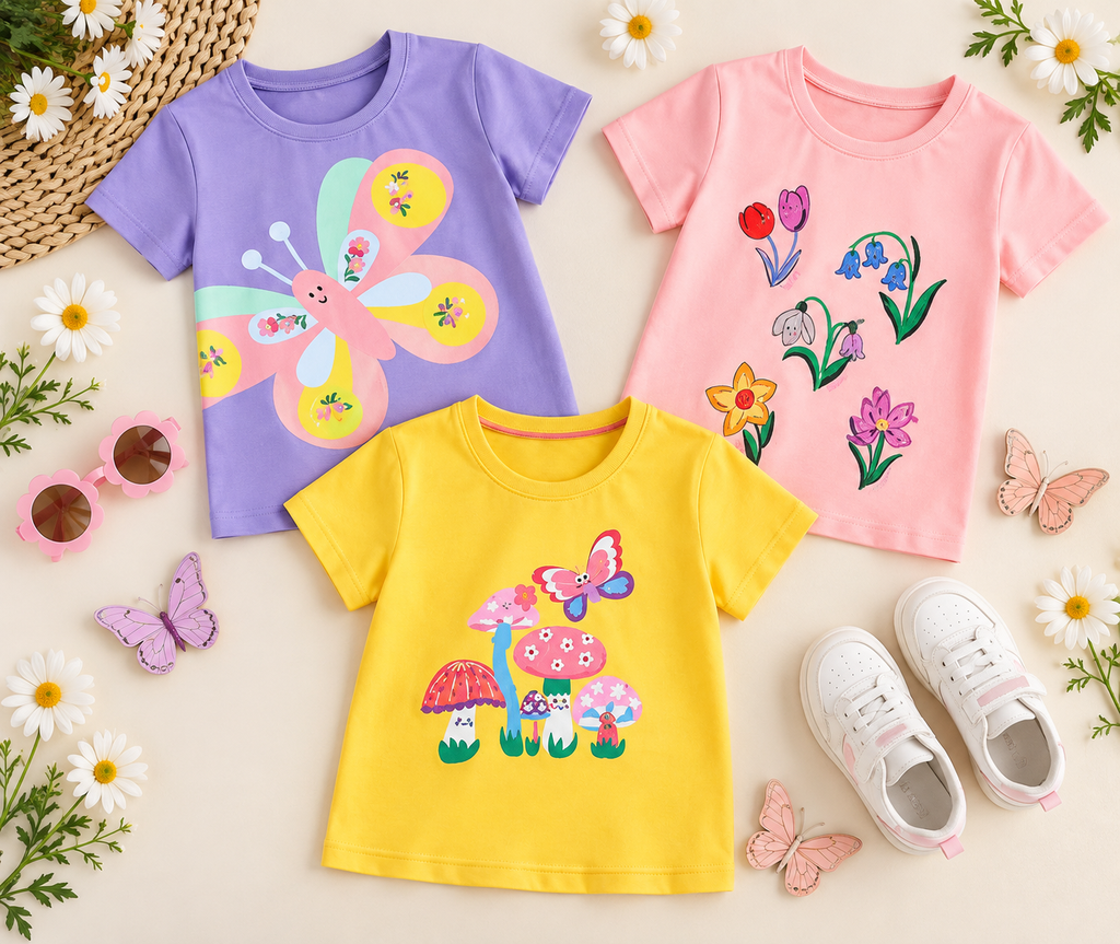 The Little Garden Graphic Tee Set — 3 Pack