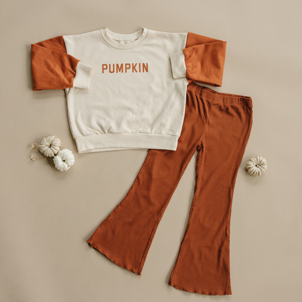 The Ribbed Bamboo Flare Leggings